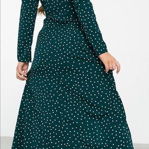 Green Polka Dot dress